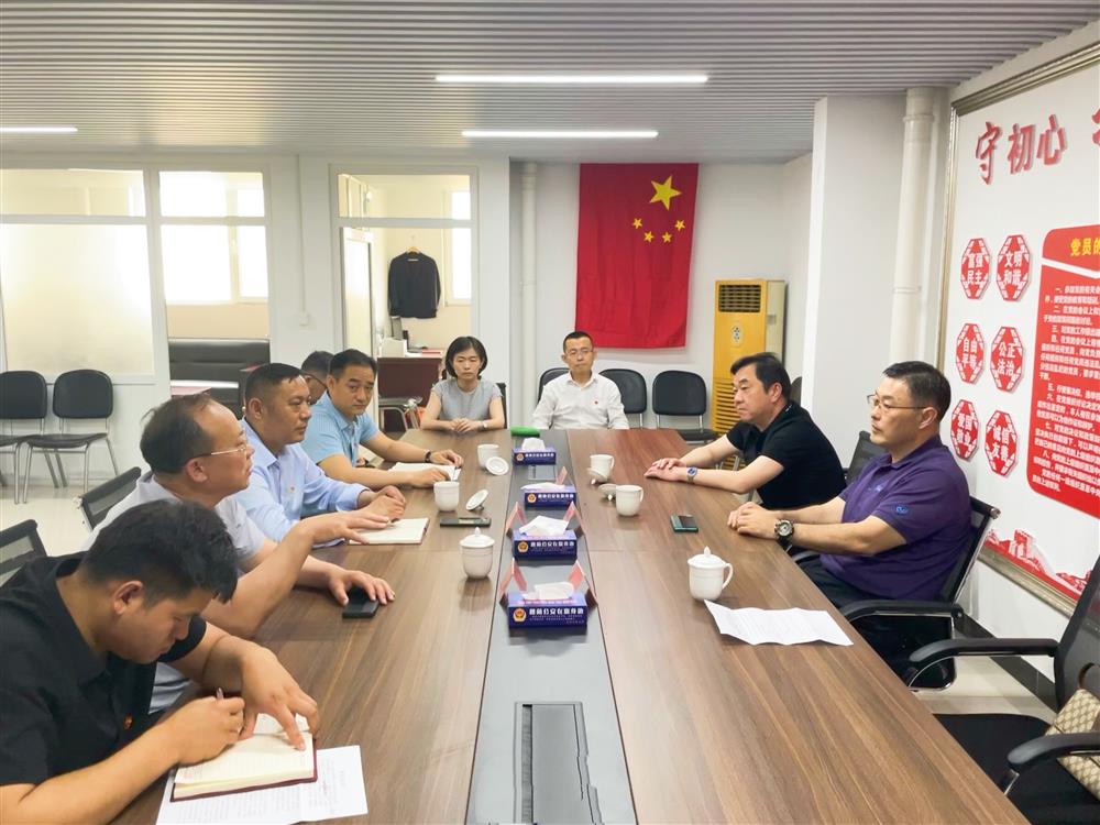 学党史,办实事 济南产发集团到楚庄村党支部走访调研